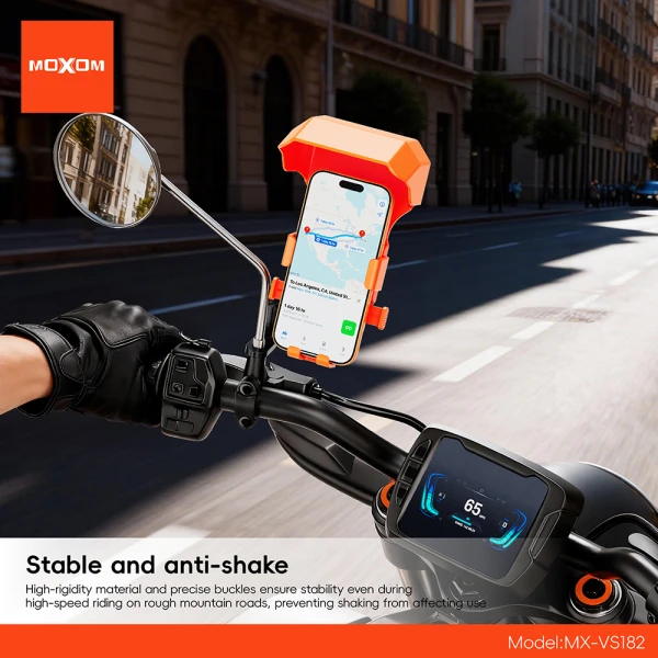 Drzac za mobilni telefon moxom mx-vs182 za bicikl i motor crni
