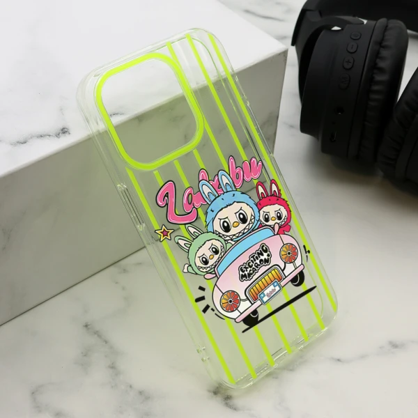 Futrola print party za iphone 15 pro (6.1) zuta lbb004