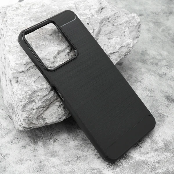 Futrola silikon brushed za xiaomi redmi 13c/poco c65 pro crna