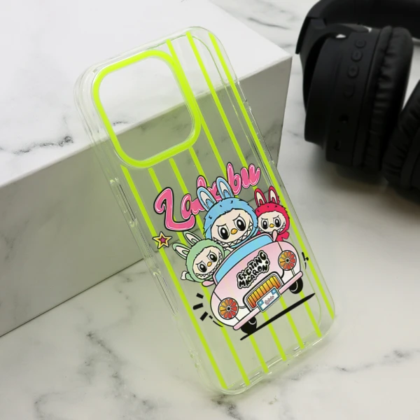 Futrola print party za iphone 16 pro (6.3) zuta lbb004