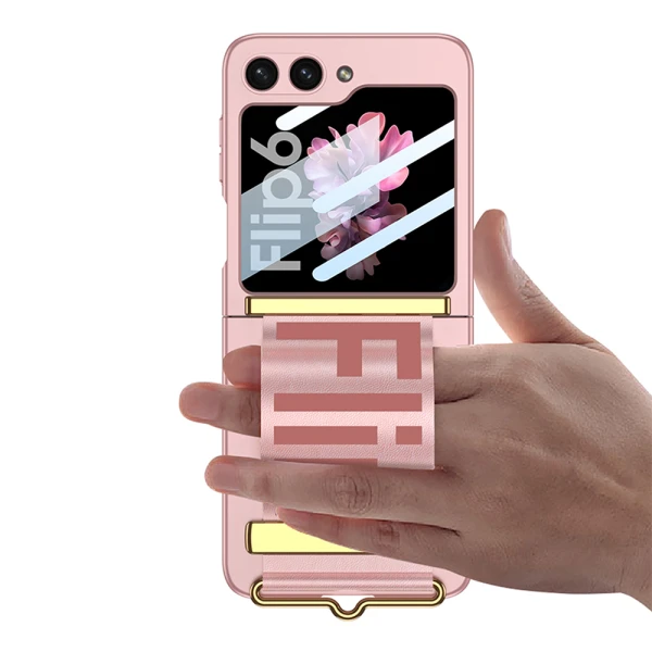 Futrola strap case za samsung f741b/f761b galaxy z flip 6 5g/z flip 7 fe 5g tamno zelena (gkk case)