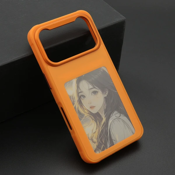 Futrola smart cover corning glass za iphone 17 pro (6.3) narandzasta