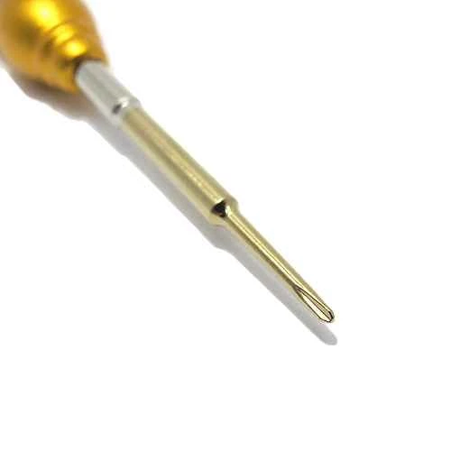 Srafciger baku bk-340 trokraki 0.6x25mm za iphone 7 zlatni