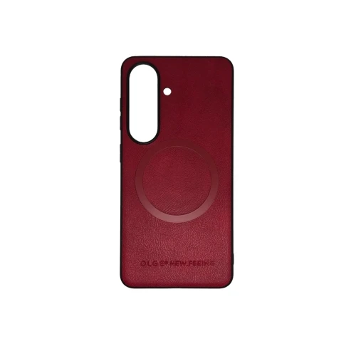 Silikonska futrola OLGE Magnetic New Feeing Samsung A07 CRVENA