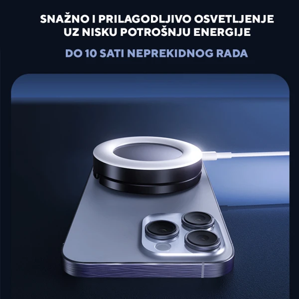 Selfie magnetic led svetlo z04 belo