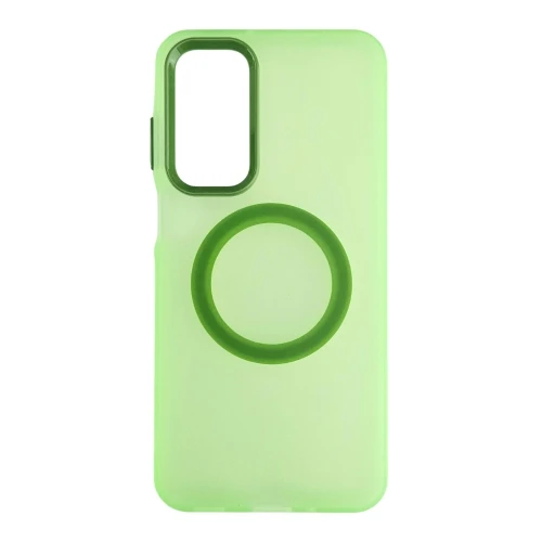 Silikonska futrola Magsafe FLURO COLOR Samsung A16 ZELENA