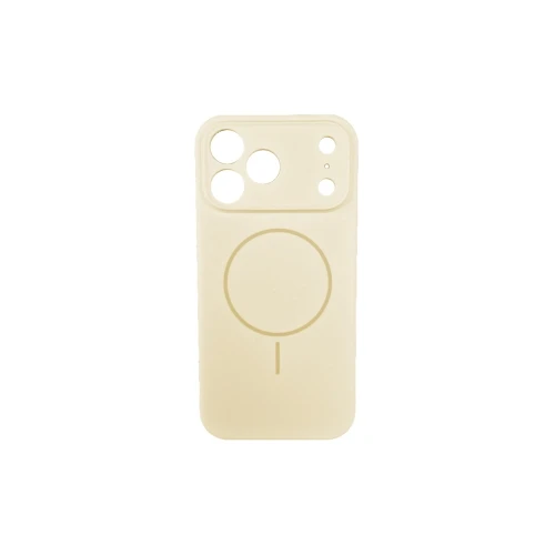Silikonska futrola Magsafe LUX Iphone 17 PRO MAX BEŽ