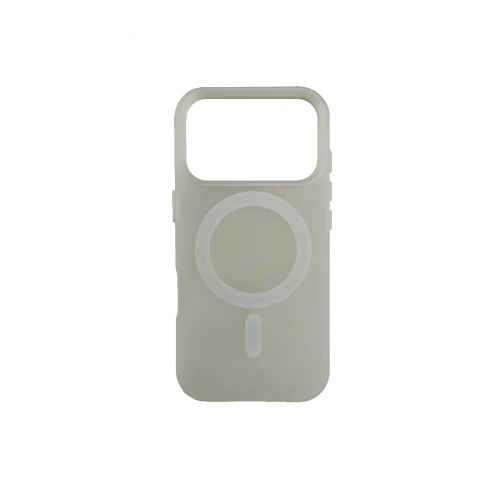 Silikonska futrola Magsafe FLURO COLOR Iphone 17 Pro BELA