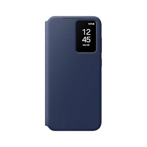 SAMSUNG preklopna futrola S24 FE S-VIEW PLAVA