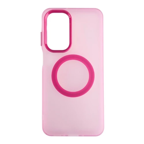 Silikonska futrola Magsafe FLURO COLOR Samsung A37 ROZE