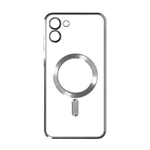 Silikonska futrola Magsafe Samsung A07 SILVER
