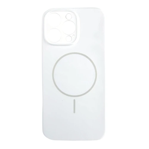 Silikonska futrola Magsafe LUX Iphone 16 PRO MAX BELA