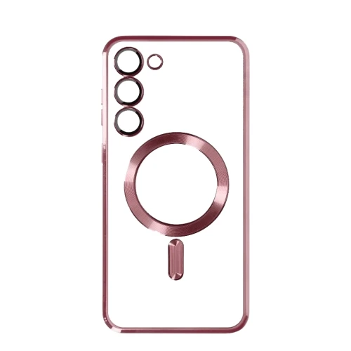 Silikonska futrola Magsafe SAMSUNG S25 ROZE