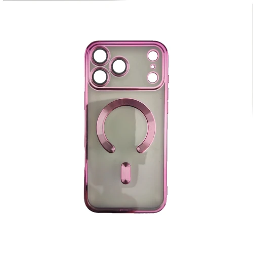 Silikonska futrola Magsafe Iphone 17 Pro ROZE