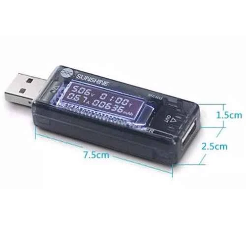 Usb tester napona i struje sunshine ss-302a