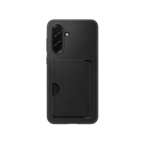 SAMSUNG silikonska futrola sa džepomcard slot Samsung A36 CRNA