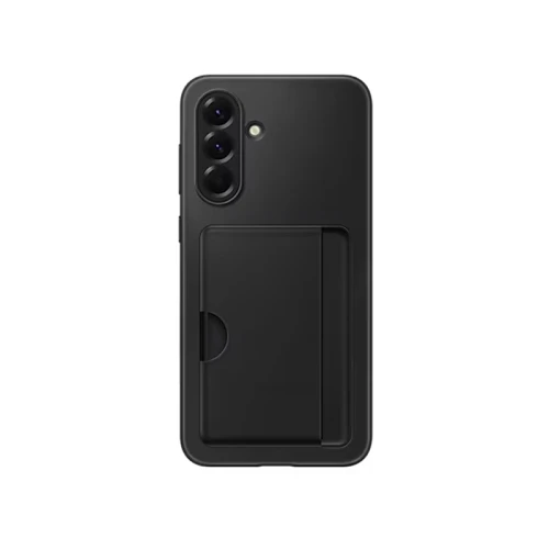 SAMSUNG silikonska futrola sa džepomcard slot Samsung A56 CRNA