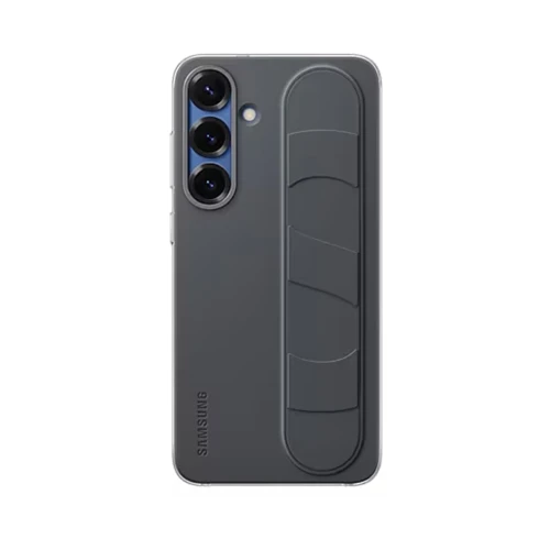 SAMSUNG silikonska futrola sa kaišem za S25+ CRNA