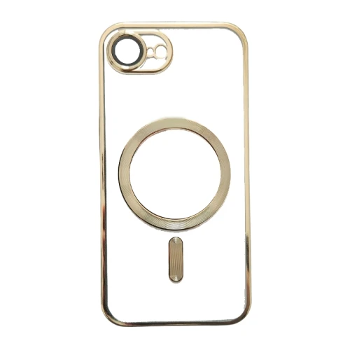 Silikonska futrola Magsafe Iphone 16e17e ZLATNA