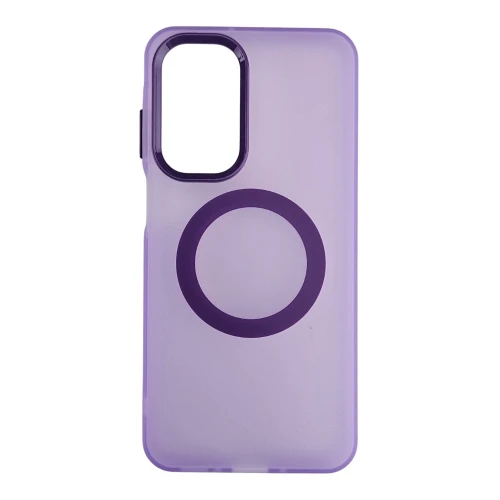 Silikonska futrola Magsafe FLURO COLOR Samsung S24FE LJUBIČASTA