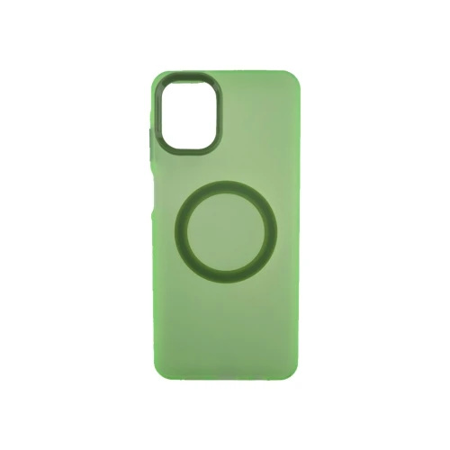 Silikonska futrola Magsafe FLURO COLOR Samsung A07 ZELENA