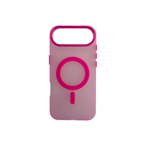 Silikonska futrola Magsafe FLURO COLOR Iphone 17 Air ROZE