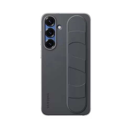 SAMSUNG silikonska futrola sa kaišem za S25 FE CRNA