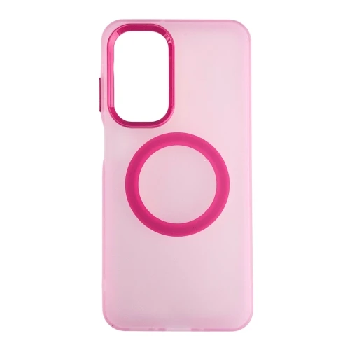 Silikonska futrola Magsafe FLURO COLOR Samsung A26 ROZE