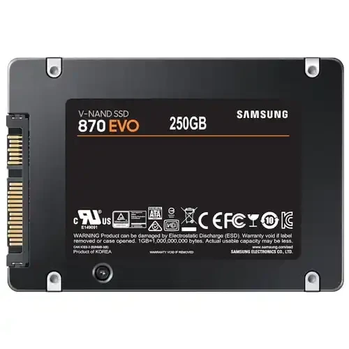 SSD 2.5 SATA III 250GB Samsung 870 EVO MZ-77E250B/EU