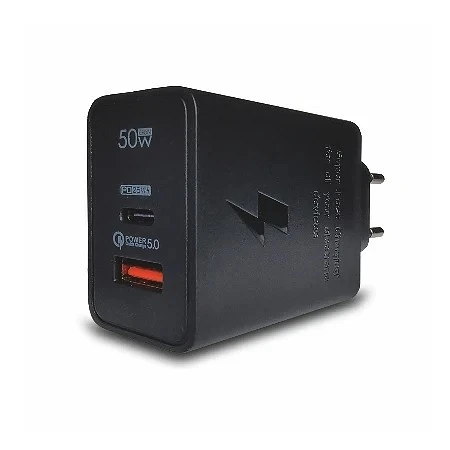 Bavitel punjač 50W Usb A+ Type C crna  KeKe-PD002