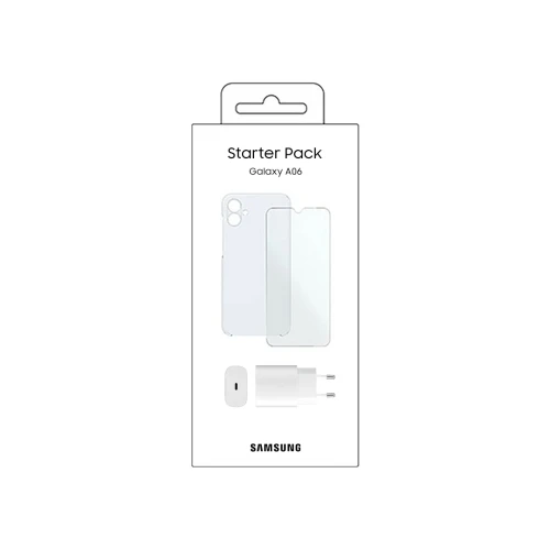 SAMSUNG original punjač 25W TA-800 beli +silikon A06 +staklo A06A07