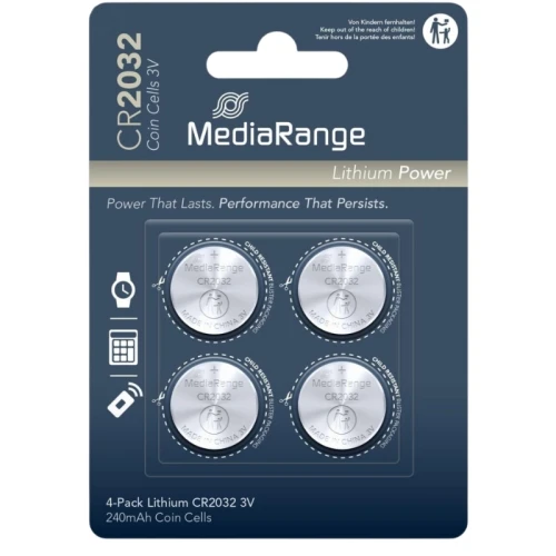 MediaRange Germany baterije CR2032  260mAh, 3V - pakovanje 14
