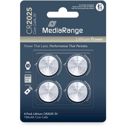 MediaRange Germany baterije CR2025  160mAh, 3V - pakovanje 14