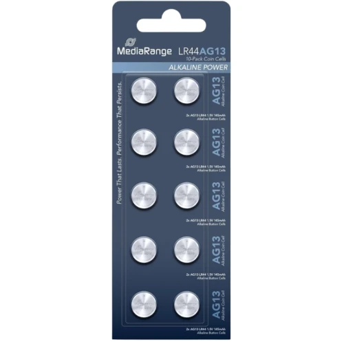 MediaRange Germany baterije LR44 (AG13)  145mAh, 1,5V - pakovanje 110