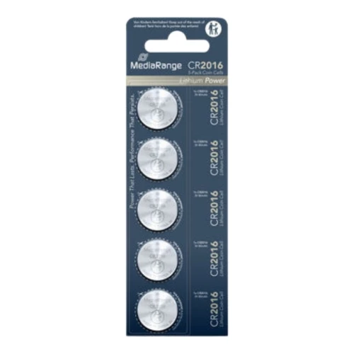 MediaRange Germany baterije CR2016  80mAh, 3V - pakovanje 15