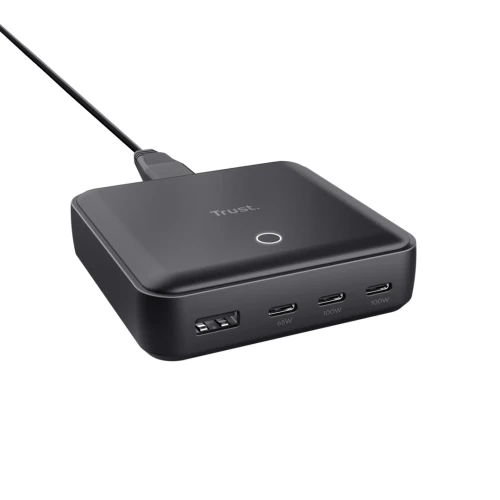 TRUST MAXO 100W 4-PORT punjač (3 x USB-C + 1 x USB-A)