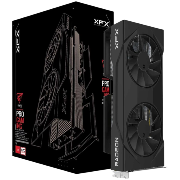 XFX Swift AMD Radeon RX 9060 XT OC 8GB GDDR6 128-bit HDMI 2x DP ( RX-96TSW8GBQ ) 