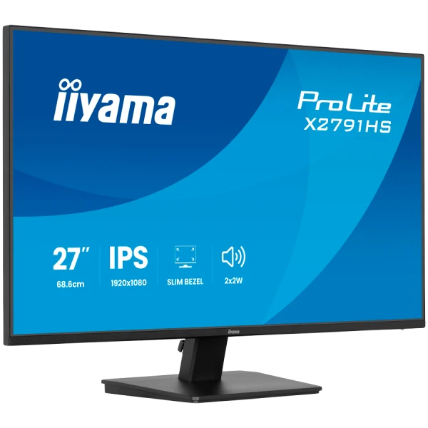 IIYAMA Monitor LED X2791HS-B1 27'' IPS panel 1920x1080 120Hz 1ms MPRT 350cdm2 1500 1 Speakers HDMI DisplayPort ( X2791HS-B1 ) 