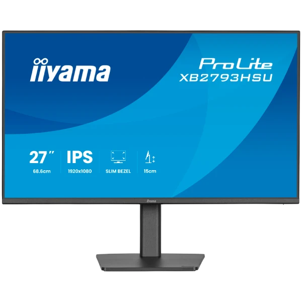 IIYAMA Monitor LED XB2793HSU-B1 27'' IPS 1920x1080 120Hz, 16:9. 350cd, 1500:1, 1ms, HDMI, DP, USB HUB, Full Ergo, Pro ( XB2793HSU-B1 ) 