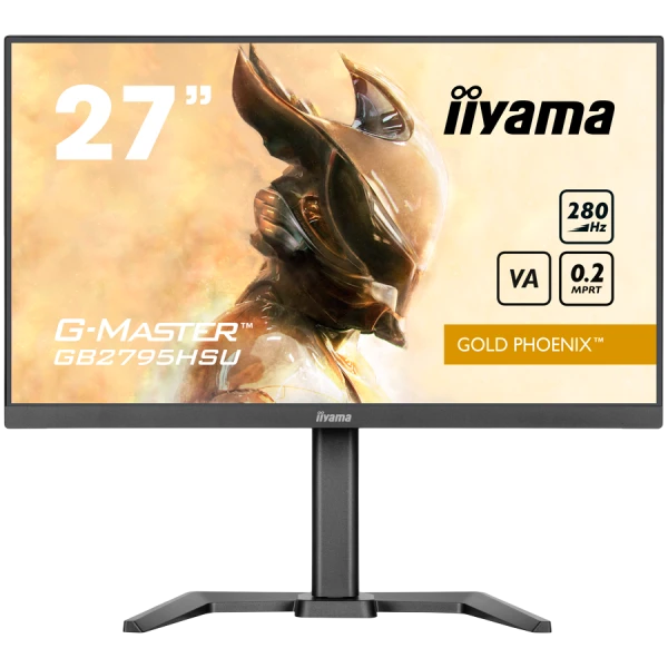 27inch Fast VA Gaming G-Master Gold Phoenix Free Sync Premium 1920x1080 at280Hz 300cd 4000:1 HDMI DP Speakers USB Black Tuner 15cm Height S