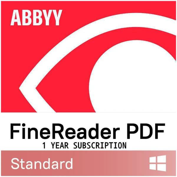 ABBYY FineReader PDF Standard, Single User License (ESD), Subscription, 1y ( FRSW-FMBL-X ) 