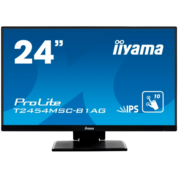 Iiyama PROLITE T2454MSC-B2AG monitor 23,8 TOUCH SCREEN  FHD 75 Hz IPS 300 cd 4 ms HDMI DP SPEAKERS Black ( T2454MSC-B2AG ) 
