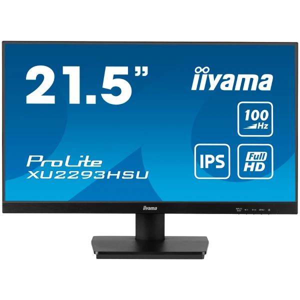 IIYAMA Prolite XU2293HSU-B7 Business Monitor - 54.5 cm (21.5''), FULL HD (1920x1080), IPS LED, 100Hz, 300 cdm˛, matte  black ( XU2293HSU-B7 