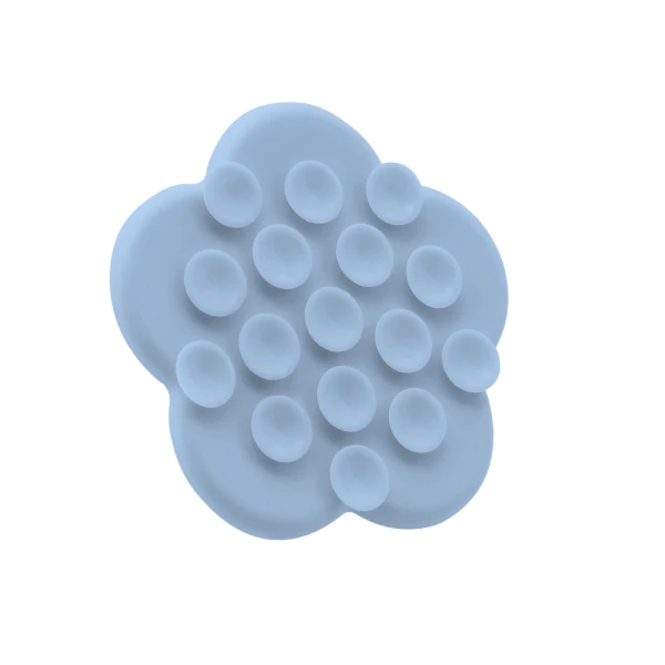 Stiker za mobilni telefon bubble flower plavi
