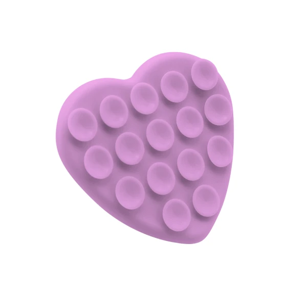 Stiker za mobilni telefon bubble heart ljubicasti
