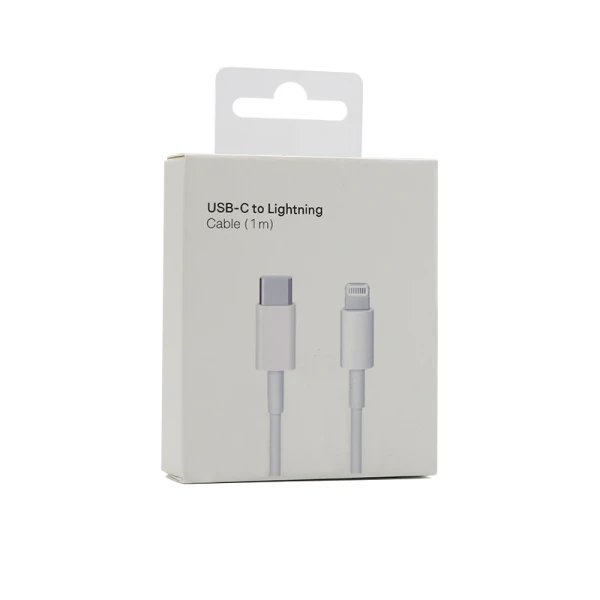Usb data kabal pd za iphone type c na lightning 3a hq beli 1m