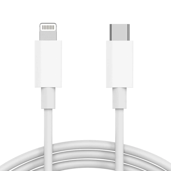 Usb data kabal pd za iphone type c na lightning 3a hq beli 1m