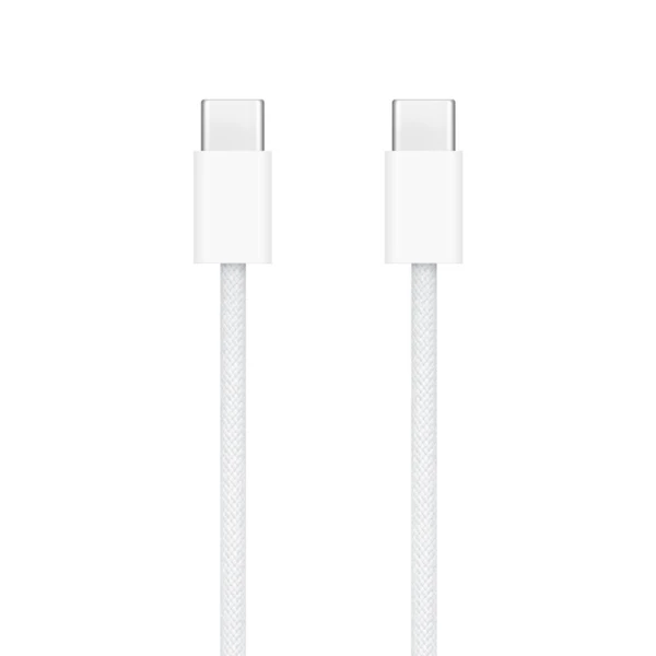 Usb data kabl pleteni za iphone 16 pro max 60w type-c na type-c 1m beli