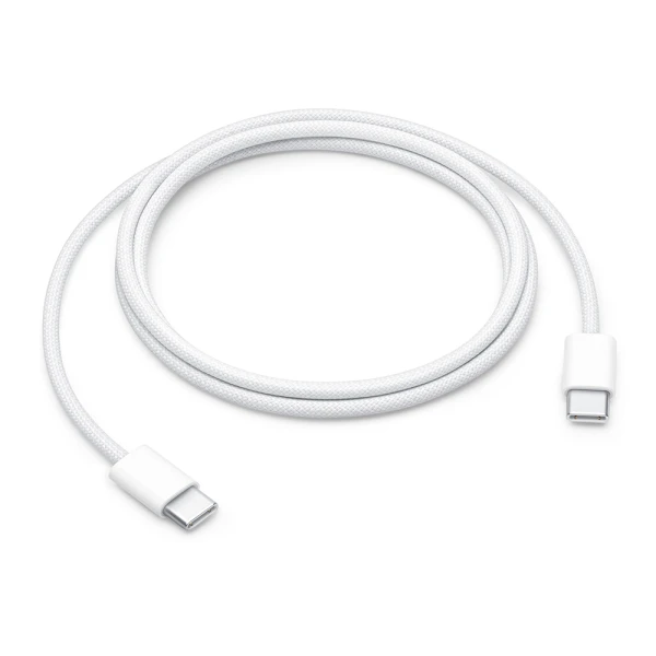 Usb data kabl pleteni za iphone 16 pro max 60w type-c na type-c 1m beli