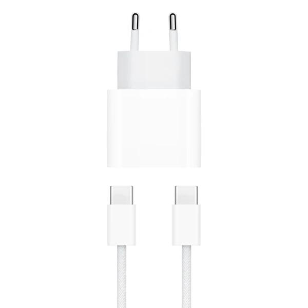 Kucni punjac za iphone 15/16/17  pd fast charger 35w type c na type c beli hq